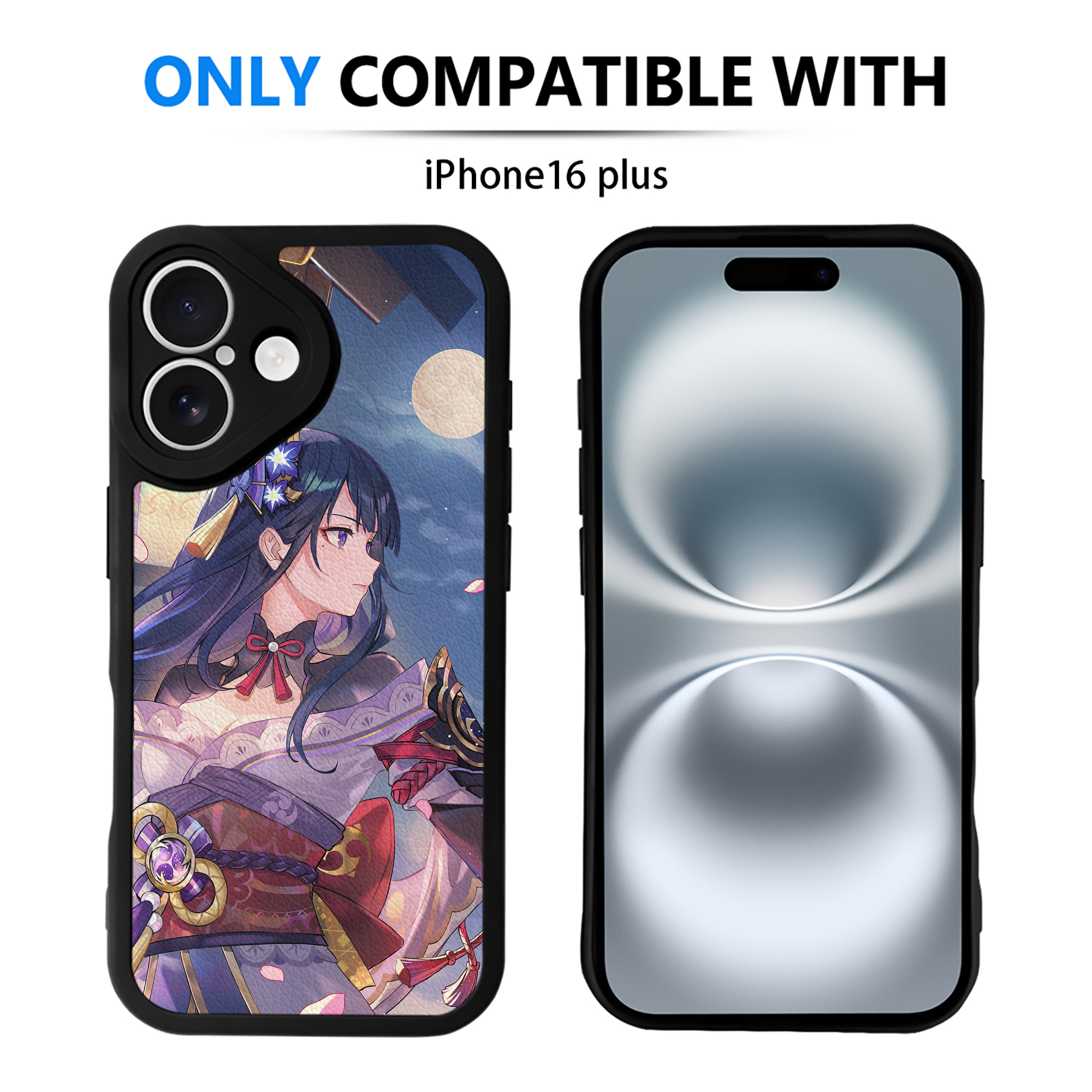 げんし神 genshin 【iPhone 16シリーズ対応】シリコンスマホケース（レザー調） 材質：シリコン